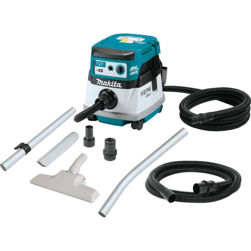 Makita XCV08Z-R 18V X2 LXT 36V 2.1 Gallon HEPA Dry Dust Extractor/Vacuum with AWS Bare Tool, Reconditioned