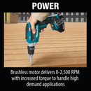 Makita XSF04R-R 18V LXT Lithium‑Ion Compact Brushless Cordless 2,500 RPM Drywall Screwdriver Kit 2.0Ah Reconditioned