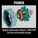 Makita XNJ01Z 18V LXT Lithium‑Ion Cordless 16 Gauge Nibbler, Tool Only, New