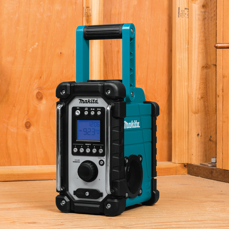 Makita XRM05-R 18V LXT Lithium‑Ion Cordless Job Site Radio, Tool Only, Reconditioned
