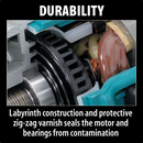 Makita 9557PB 4‑1/2 in. Paddle Switch Angle Grinder with AC/DC Switch New