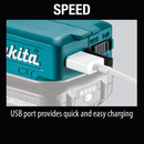 Makita ADP08 12V max CXT Li‑Ion Compact Cordless Power Source, Power Source Only, New