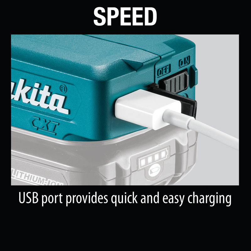 ADP08 BODY adapter USB 5V 2.1A do akumulatorów CXT 10.8V - 12V Max Li-Ion ADP08 BODY adapter USB 5V 2.1A do akumulatorów CXT 10.8V - 12V Max Li-Ion