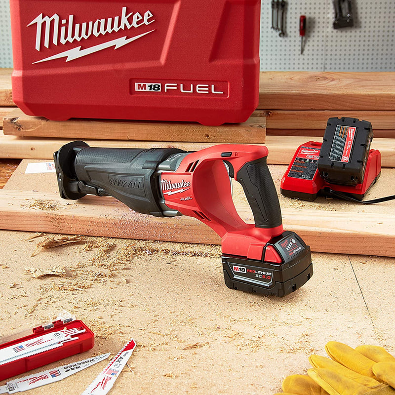Milwaukee 2720-22 M18 FUEL™ SAWZALL® Brushless Reciprocating Saw Kit, 5.0Ah, (New) - ToolSteal.com