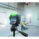 Bosch GLL3-330CG-B 360 Degrees 3 Plane Green Beam Self-Leveling Line Laser Kit, New