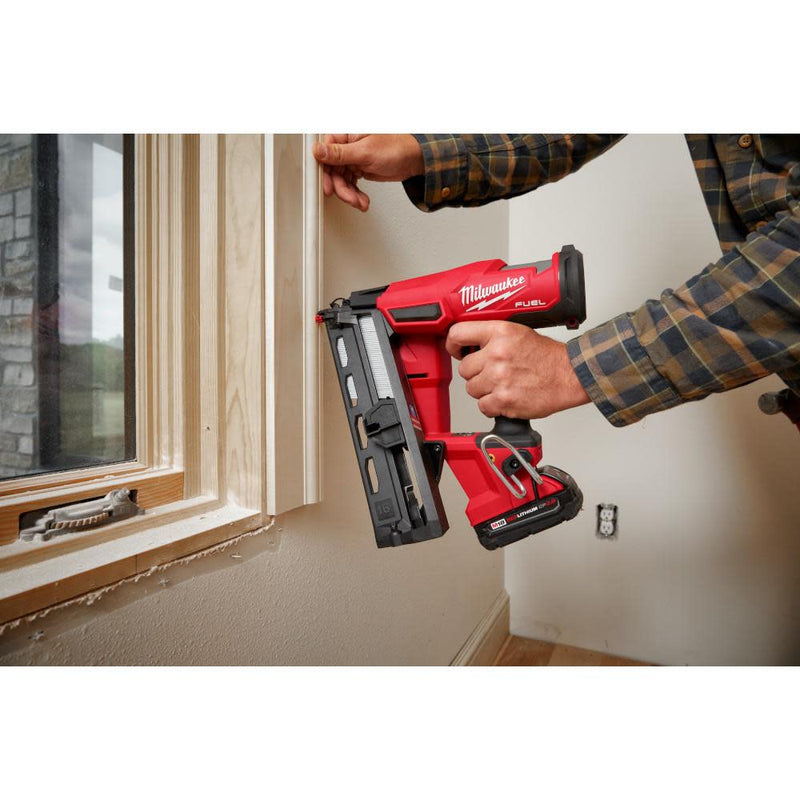 RYOBI ONE+ 18V Cordless 18-Gauge AirStrike Brad Nailer Kit with 16-Gauge  AirStrike Finish Nailer, 1.5 Ah Battery, and Charger PCL1202KN1 - The Home  Depot