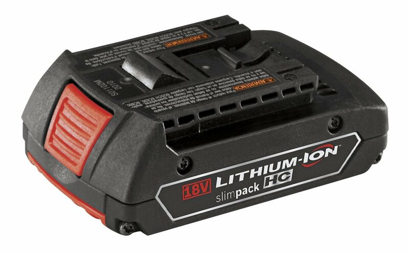 Bosch BAT610G 18-Volt Lithium-Ion HC (High Capacity) 1.5Ah Lithium-Ion Slim Pack Battery with Fuel Gauge New Open Box