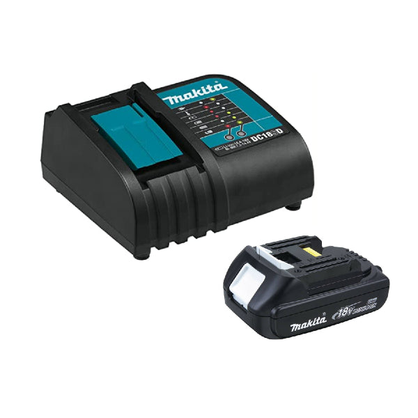Makita BL1815N-R 18V Lithium-Ion Battery (1.5Ah) + DC18SD Charger Reconditioned