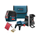 Bosch GCL2-160S-RT 65 ft. Red Beam Self Leveling Cross Line Laser, Reconditioned