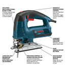 Bosch JS572EK-RT 7.2 Amp Top-Handle Jig Saw Kit, Reconditioned