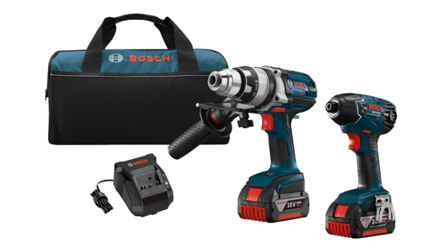 Bosch CLPK222-181 18V 1/2" Hammer Drill/Driver-1/4" Hex Impact Driver Combo Kit, (New) - ToolSteal.com