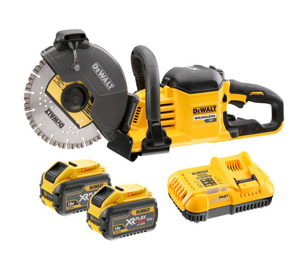 DeWalt DCS690X2 60V Max 9 In. Brushless Cordless Cut-off Saw Kit New