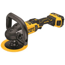 DeWalt DCM849P2 20V MAX* XR® 7 in. Cordless Variable-Speed Rotary Polisher Kit, New