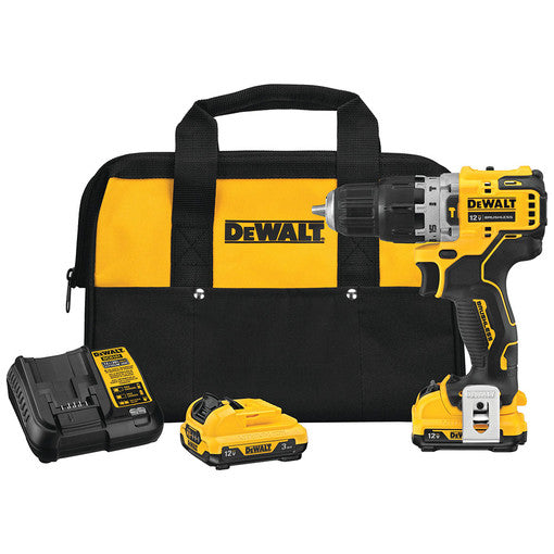 DeWalt DCD706F2 XTREME 12V Max Brushless 3/8 in. Cordless Hammer Drill Kit, New