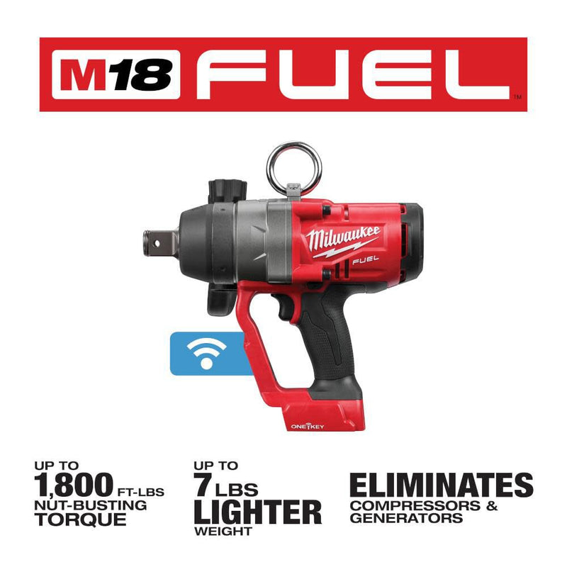 Milwaukee 2867-80 M18 FUEL 1 in. HTIW with ONE-KEY Tool Only, Reconditioned