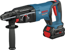 Bosch GBH18V-26DK24 18V EC Brushless SDS-plus Bulldog 1 In. Rotary Hammer Kit with 2 CORE18V 8.0 Ah Performance Batteries, New