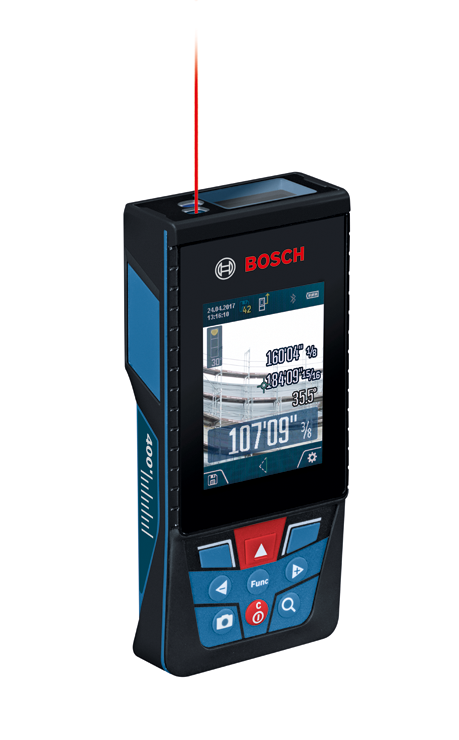 Bosch GLM400CL Blaze Outdoor 400 Ft. Connected Lithium-Ion Laser Measure with Camera New