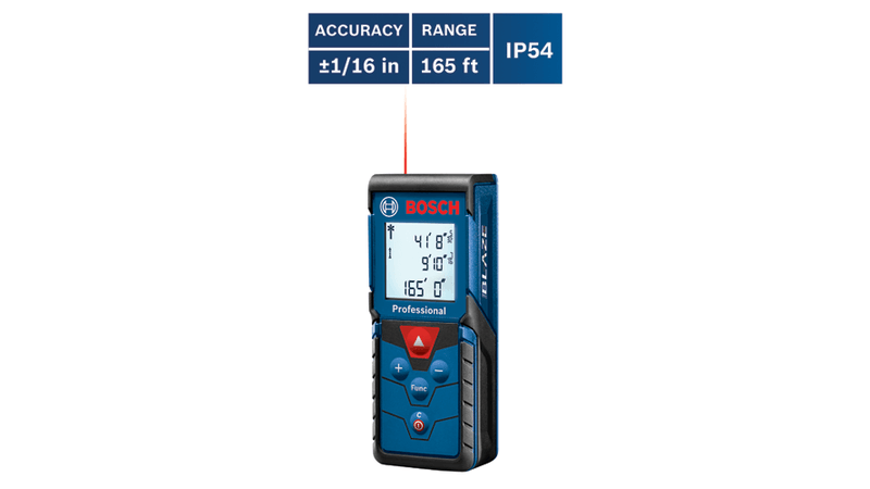 Bosch GLM165-40 BLAZE™ Pro 165 Ft. Laser Measure New