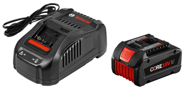 Bosch GXS18V-01N14 18 V CORE18 V Starter Kit with (1) CORE18 V 6.3 Ah Battery (New) - ToolSteal.com
