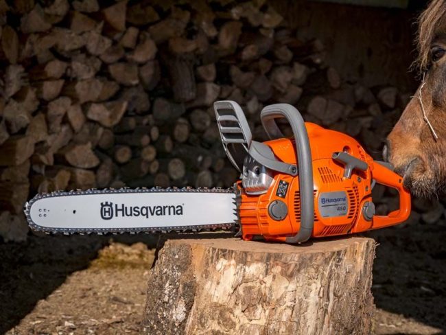 Husqvarna 450 Rancher 18" 50.2cc Gas Chainsaw - Powerbox™ Included New