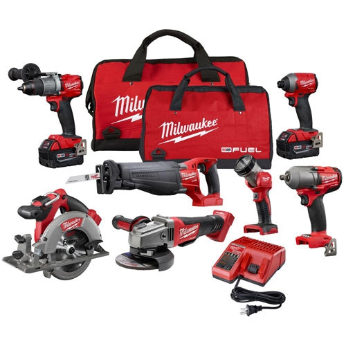 Milwaukee 2997-27 M18 Fuel 7 Piece Combo Kit, New