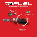 Milwaukee 2566-20 M12 Fuel 1/4 In. High Speed Ratchet, New