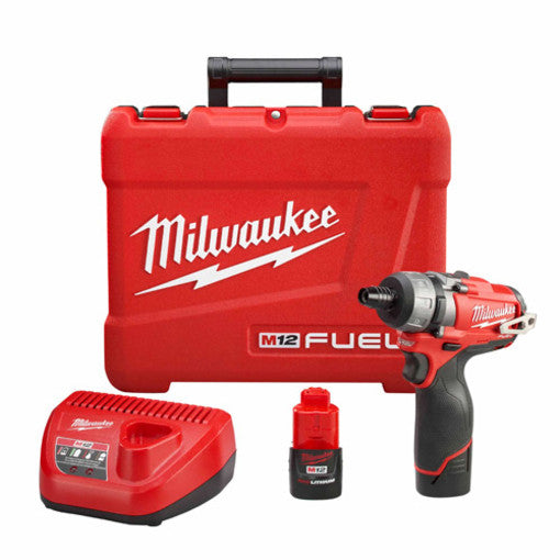 Milwaukee 2402-22 M12 FUEL 1/4 in. Hex 2-Speed Screwdriver Kit, New