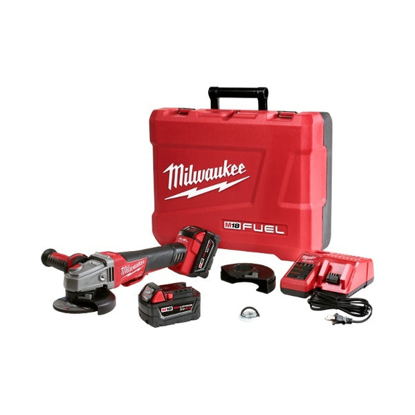 Milwaukee 2783-22 M18 FUEL Brushless 4-1/2 in / 5 in. Braking Grinder Kit, New