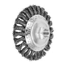 PFERD 82202 Knot Wire Bevel Brush | 4 in. Diameter | Carbon Steel Wire | Box of 5, New