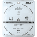 Makita B-66983 12" 60T Carbide‑Tipped Max Efficiency Miter Saw Blade (New) - ToolSteal.com