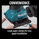 Makita BO4556-R 1/4 Sheet Finishing Sander, Reconditioned