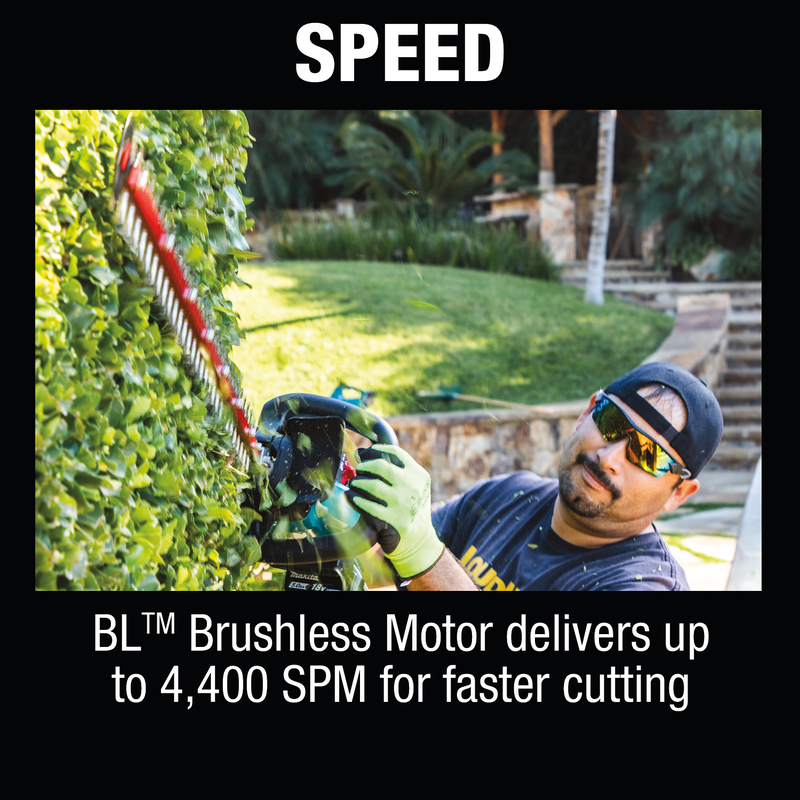 Makita XHU08T-R 18V LXT Lithium‑Ion Brushless Cordless 30 in. Hedge Trimmer Kit 5.0Ah, Reconditioned