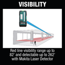 Makita SK106DNAX 12V Max CXT Lithium‑Ion Cordless Self‑Leveling Cross‑Line/4‑Point Red Beam Laser Kit 2.0Ah, New