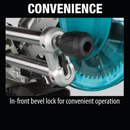 Makita LS1019L-R 10 in. Dual‑Bevel Sliding Compound Miter Saw with Laser, Reconditioned
