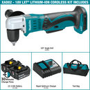 Makita XAD02-R 18V LXT Li‑Ion Cordless 3/8 in. Angle Drill Kit 3.0Ah Reconditioned