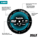 Makita B-66977 10" 80T Carbide‑Tipped Max Efficiency Miter Saw Blade (New) - ToolSteal.com