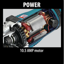Makita GA5020Y-R 5" SJS™ Angle Grinder, with AC/DC Switch, (Reconditioned) - ToolSteal.com