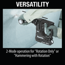 Makita XRH06RBX-R 18V LXT® Li‑Ion Sub‑Compact Brushless Cordless 11/16" SDS+ Rotary Hammer Ki with, 65 Pc. Accessory Set (2.0 Ah) (Reconditioned) - ToolSteal.com