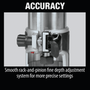 Makita XTR01Z-R 18V LXT Lithium‑Ion Brushless Cordless Compact Router, Tool Only, Reconditioned