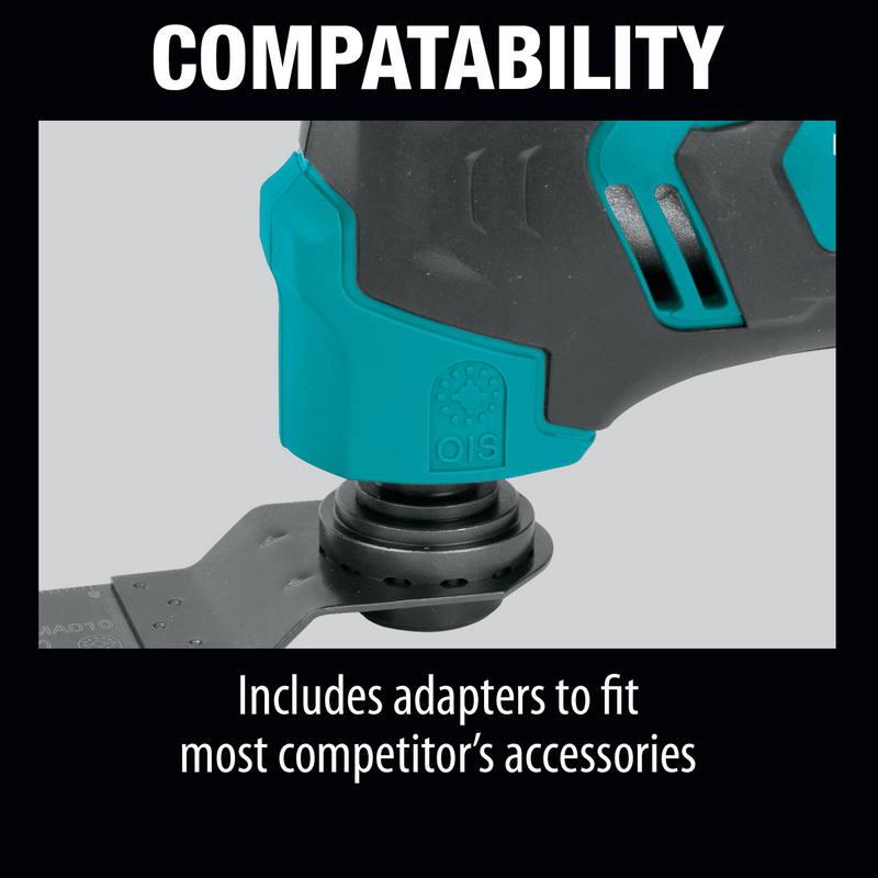 Makita MT01Z-R 12V max CXT Brushless Lithium-Ion Cordless Multi-Tool, Tool Only, Reconditioned