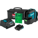 Makita SK105GDNAX 12V max CXT Li‑Ion Cordless Self‑Leveling Cross‑Line Green Beam Laser Kit, 2.0Ah, New