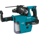 Makita XRH011TX-R 18V LXT Lithium‑Ion Brushless Cordless 1 in. Rotary Hammer Kit, accepts SDS‑PLUS bits, w/ HEPA Dust Extractor, 5.0Ah (Reconditioned)