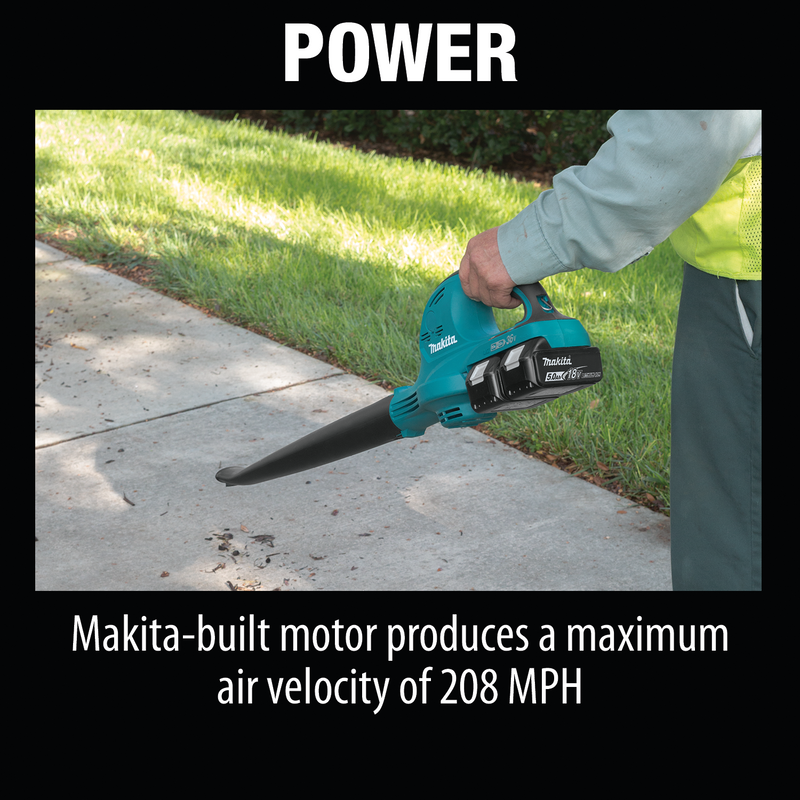 Makita XBU01PT-R 18V X2 (36V) LXT® Lithium‑Ion Cordless Blower Kit (5.0Ah) (Reconditioned) - ToolSteal.com