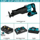 Makita XRJ06PT 36-Volt LXT  Lithium-Ion Brushless Cordless Recipro Saw Kit (5.0Ah), (New) - ToolSteal.com