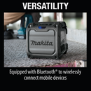Makita XRM08B 18V LXT/CXT Cordless Bluetooth Job Site Speaker, Tool Only, New