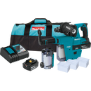 Makita XRH011TX-R 18V LXT Lithium‑Ion Brushless Cordless 1 in. Rotary Hammer Kit, accepts SDS‑PLUS bits, w/ HEPA Dust Extractor, 5.0Ah (Reconditioned)