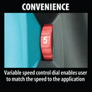 Makita HM1111C-R 17 lb. AVT® Demolition Hammer, Accepts SDS‑MAX Bits, (Reconditioned) - ToolSteal.com