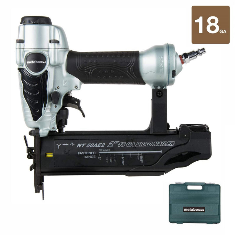 Metabo HPT A-NT50AE2-R 2 in. 18 Gauge Brad Nailer, A-Grade Reconditioned