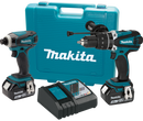 Makita XT218-R 18V LXT Lithium‑Ion Cordless 2‑Pc. Combo Kit 3.0Ah, Reconditioned