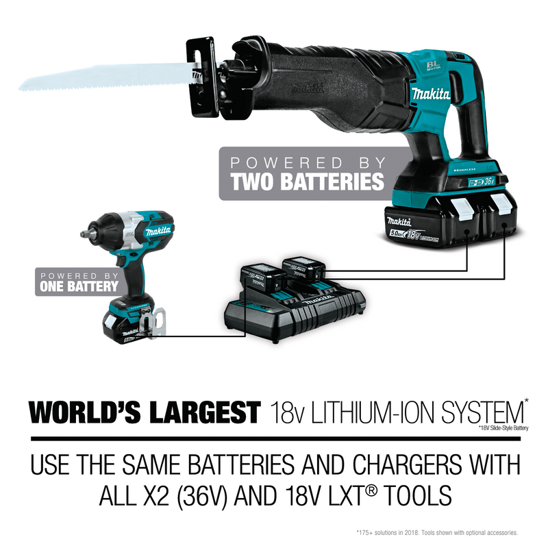 Makita XRH01Z 18V LXT Li‑Ion Brushless Cordless 1 in. SDS‑PLUS Rotary Hammer, Tool Only, New